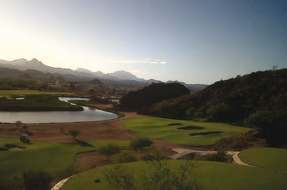 The Golf Course with a View of The Mountains