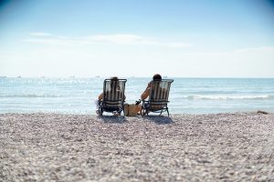 Beach couple