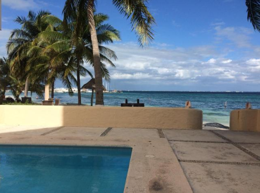 Beachfront Cancun Home