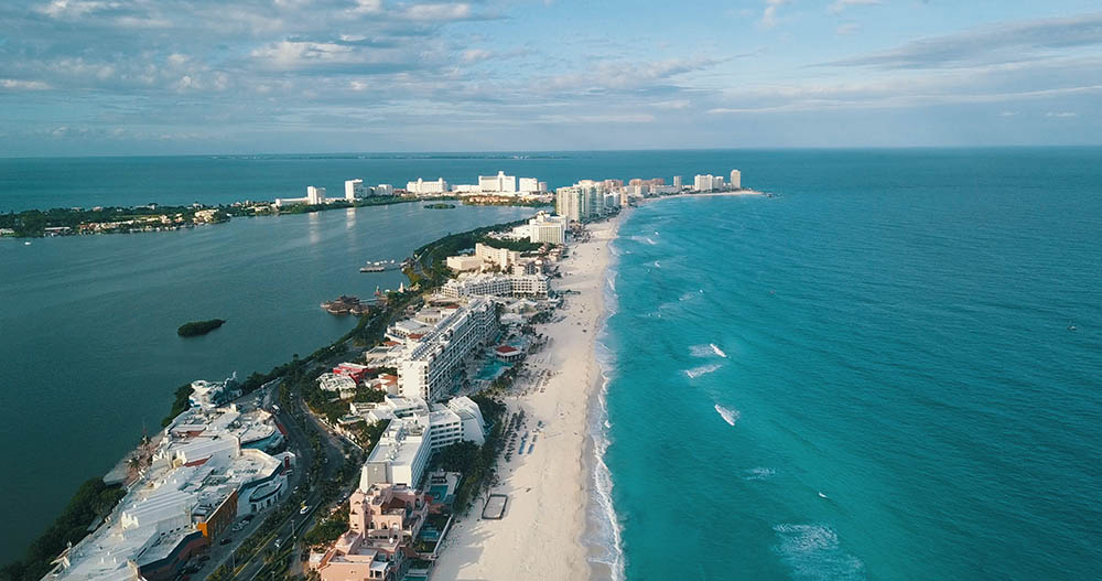 Cancun is one of the preferred destinations to live in the Yucatan Peninsula