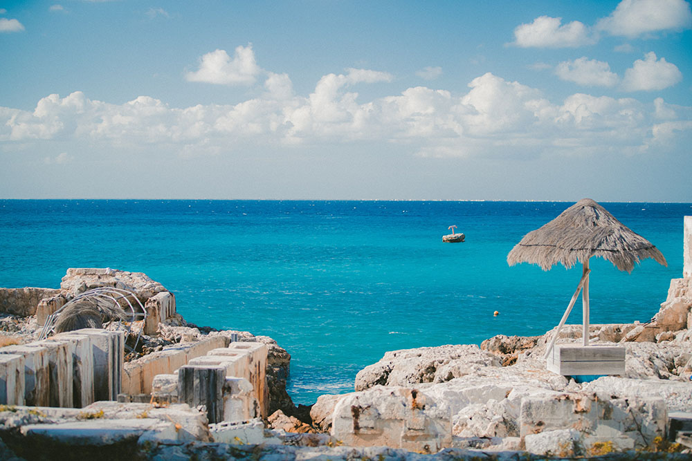 Cozume island in Mexico