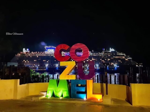 Cozumel, Isla de las Golondrinas, Luxury cruise ship port