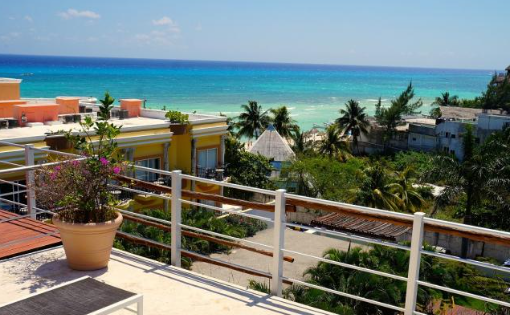 beachfront balcony in Playa del Carmen
